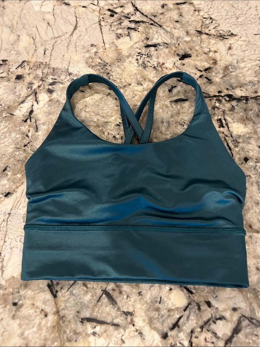 lululemon athletica Deep Teal Racerback Sports Bra